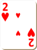 Two Of Hearts Clip Art